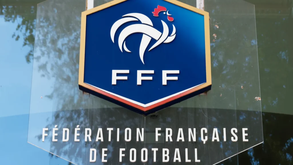 The logo of French Football Federation (FFF)
