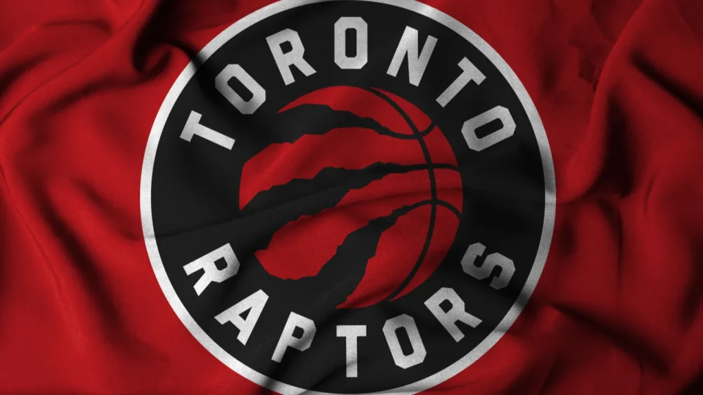 Textured flag logo of the Toronto Raptors