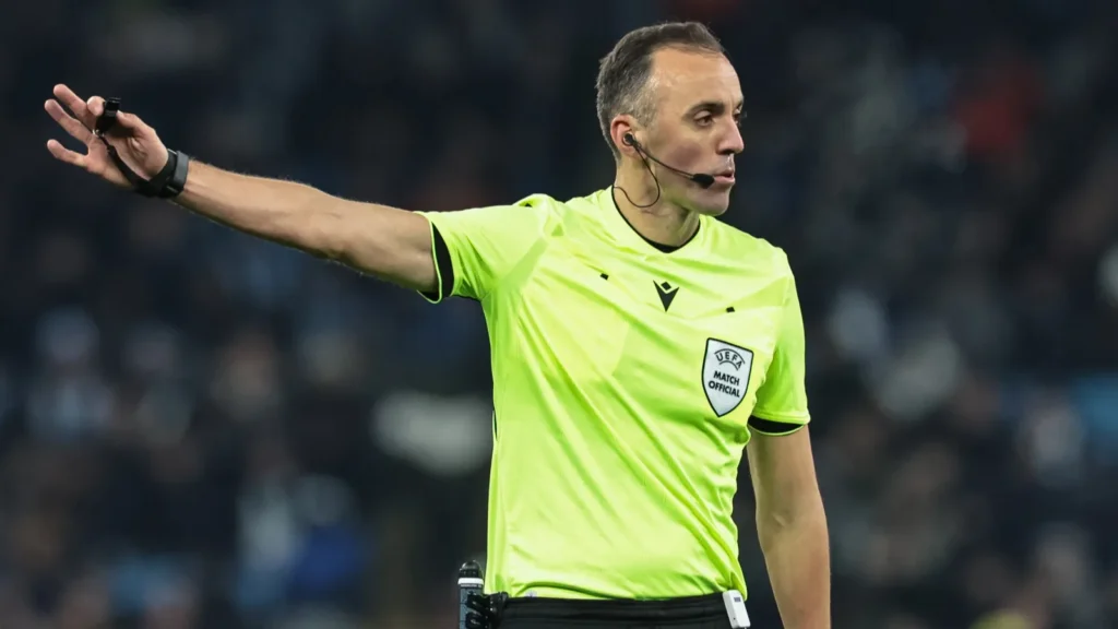 Referee Joao Pinheiro during a game