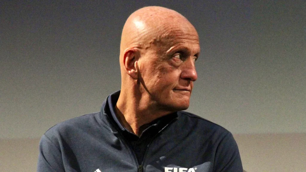 refereeing and innovation with pierluigi collina and johannes holzmuller during