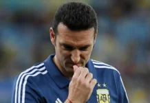 Police manage crowds as fans visit Scaloni in Pujato rio de janeiro brazil june 28 2019soccer coach lionel scaloni