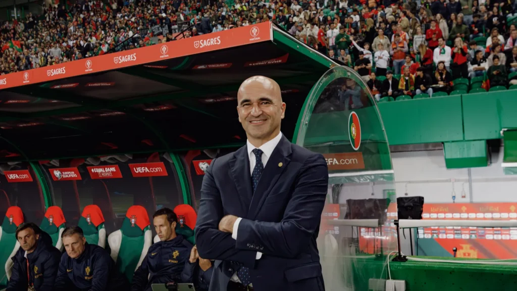 roberto martinez during uefa euro 2024 qualifying game between