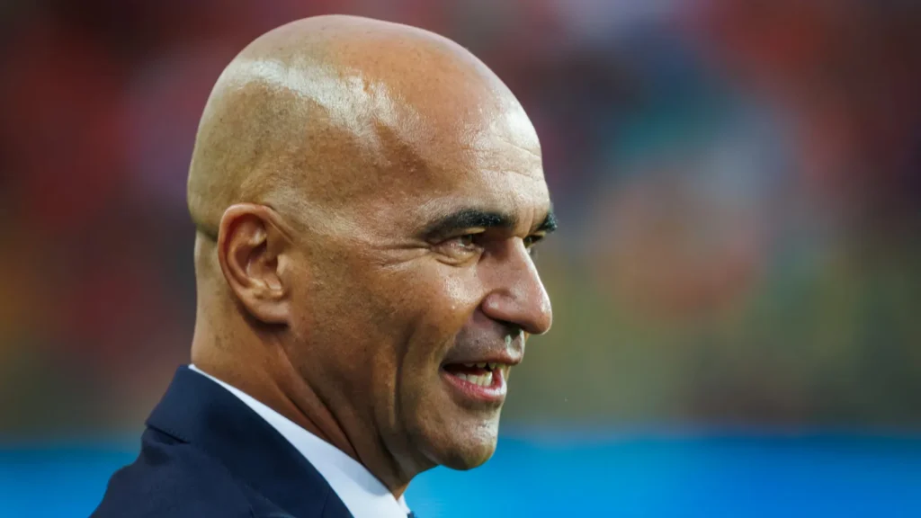 Roberto Martinez during a game