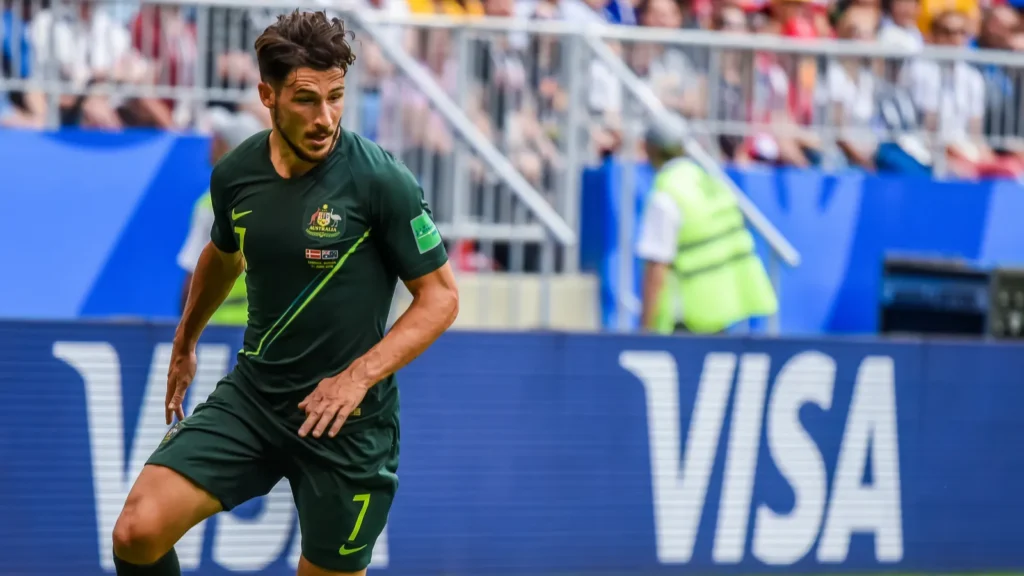 samara russia  june 21 2018 australia national football team