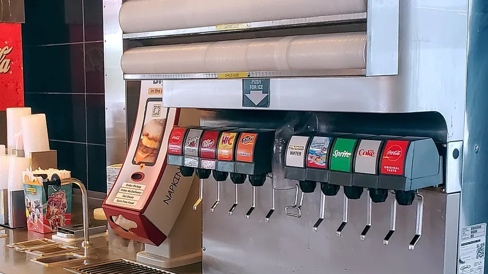 A self service drink station