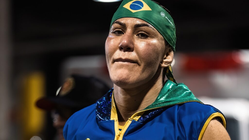 Cris Cyborg before a fight