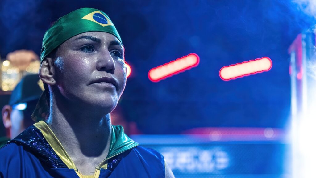 Cris Cyborg before a fight