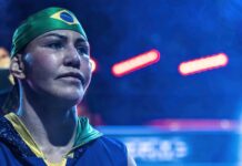 Cris Cyborg before a fight