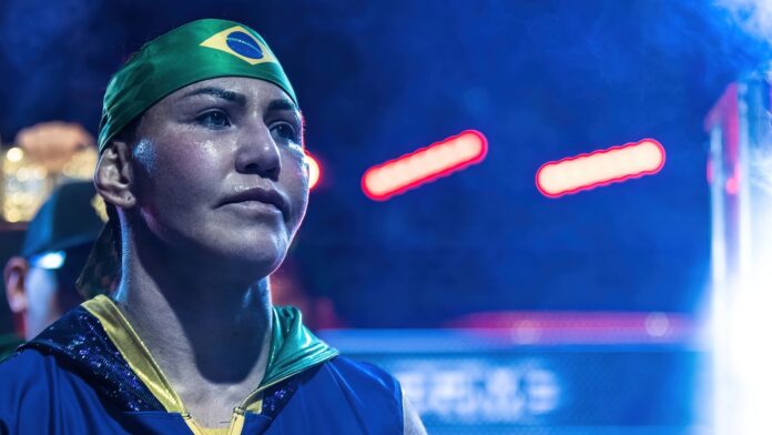 Cris Cyborg before a fight