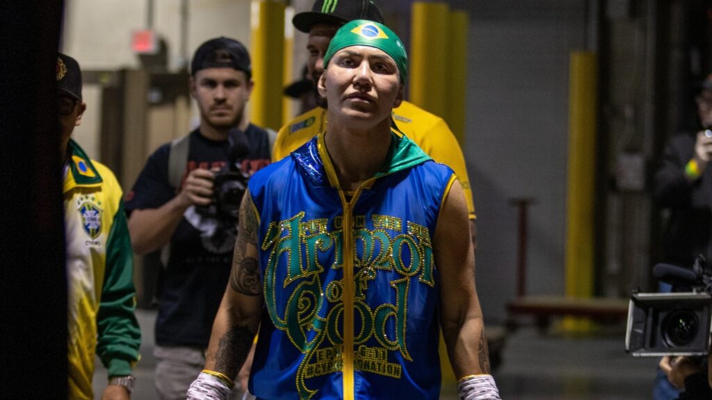 Cris Cyborg before a fight