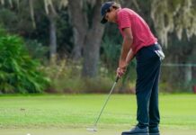 Charlie Woods misses U.S. Amateur qualification by six shots Charlie Woods in action