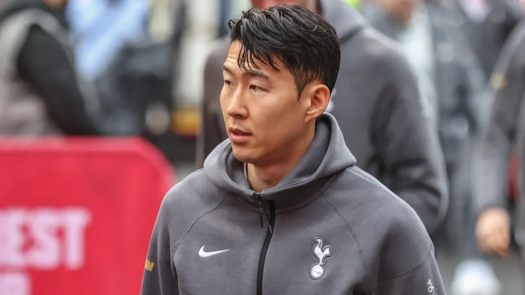 Son Heung Min during game