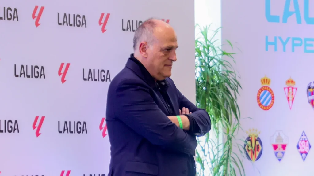 Javier Tebas at an event