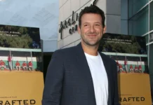 Tony Romo at an event.