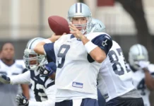Tony Romo could make a surprising return to the Cowboys Tony Romo throwing a ball.