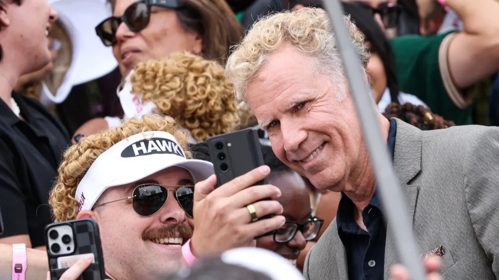 will ferrell arrives at the los angeles premiere of netflixs