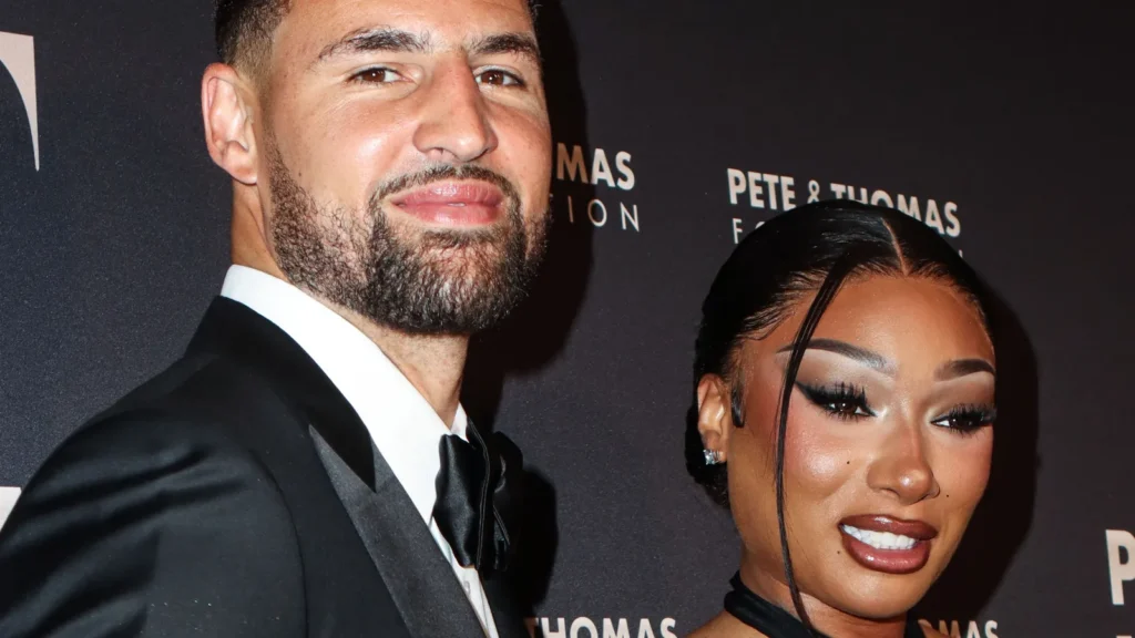 Dallas Mavericks NBA player Klay Thompson and Grammy-winning rapper Megan Thee Stallion