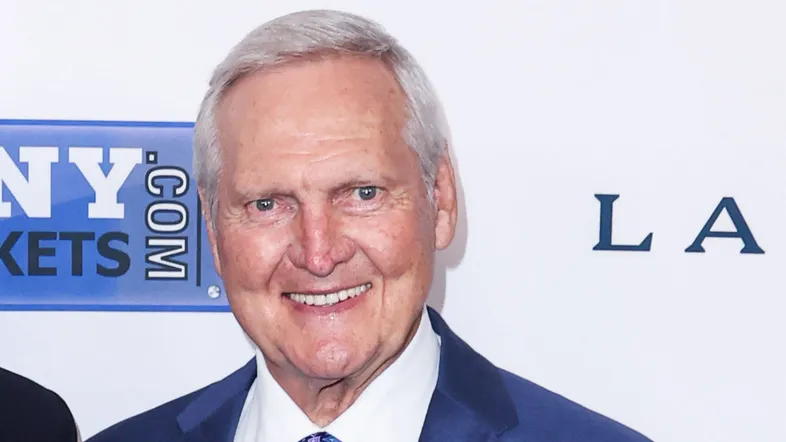 Legendary American basketball player Jerry West