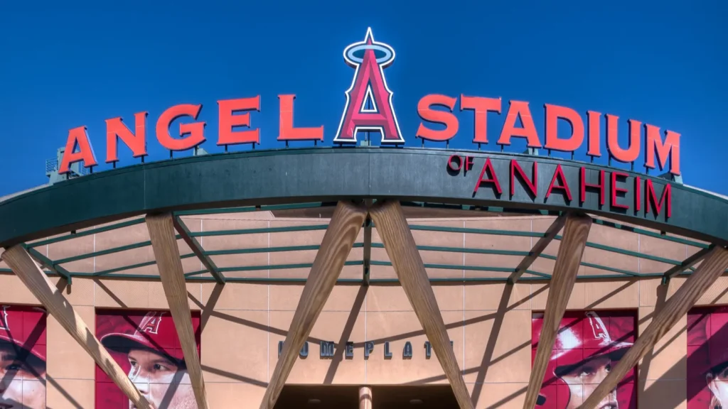 Angel Stadium of Anaheim entrance