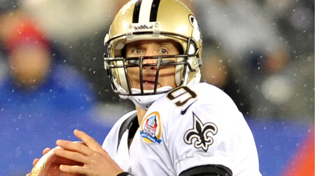 Drew Brees in action