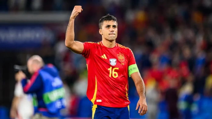 gelsenkirchen germany 20 june 2024 rodri the football match gelsenkirchen germany 20 june 2024 rodri the football match