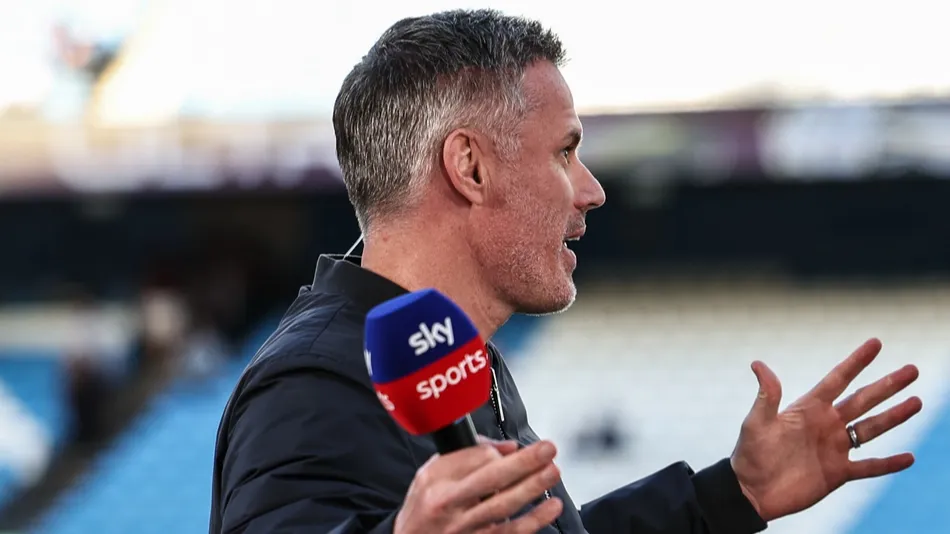 Jamie Carragher during a Premier League match