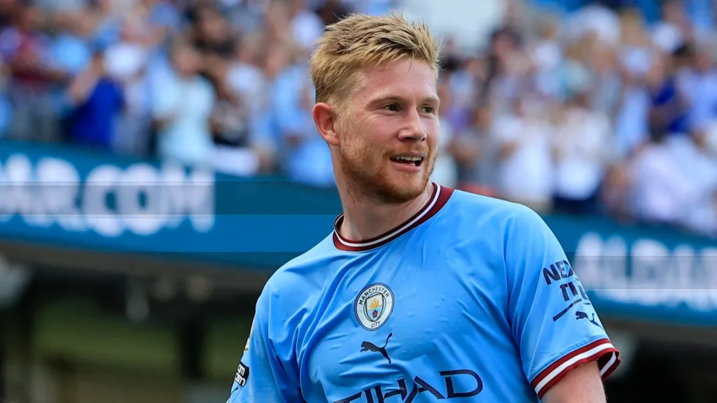 Kevin De Bruyne in action