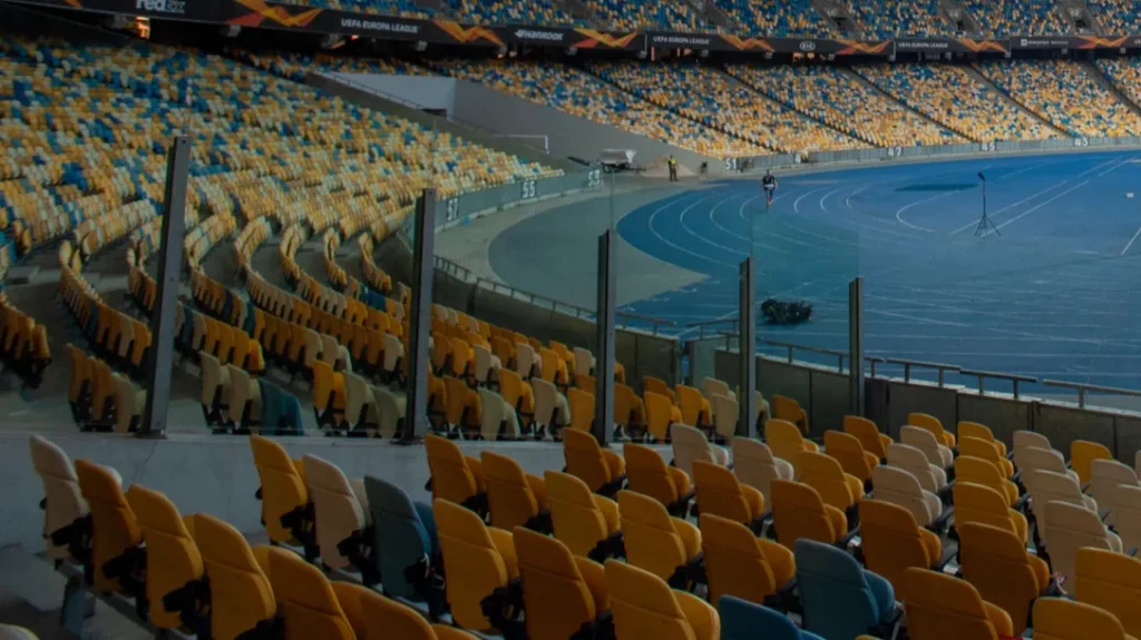 kharkiv ukraine  august 5 2020 national olympic sports complex