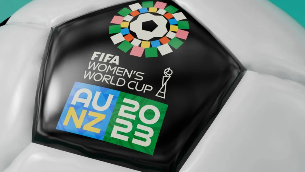 The official logo for the 2023 FIFA Women's World Cup, featuring the "Beyond Greatness" brand identity