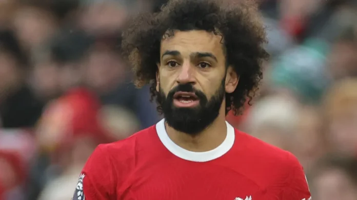 mohamed salah 11 of liverpool during the premier league match Mohamed Salah during a Premier League match