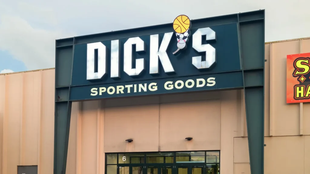 Storefront of an American retail chain, Dick's Sporting Goods
