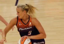 Sophie Cunningham in action