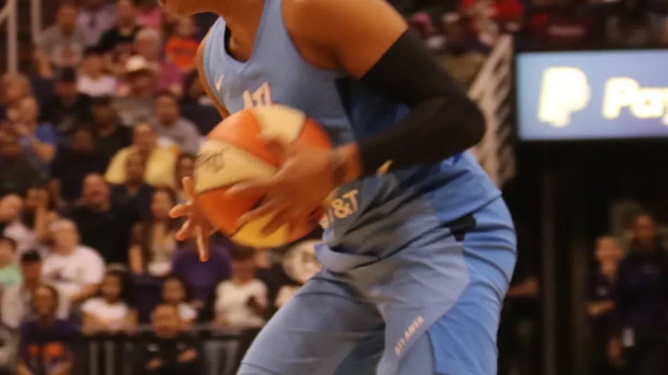 An Atlanta Dream player in action