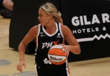 Sophie Cunningham weighs in on Angel Reese’s body language during the WNBA Finals Sophie Cunningham in action during the basketball game