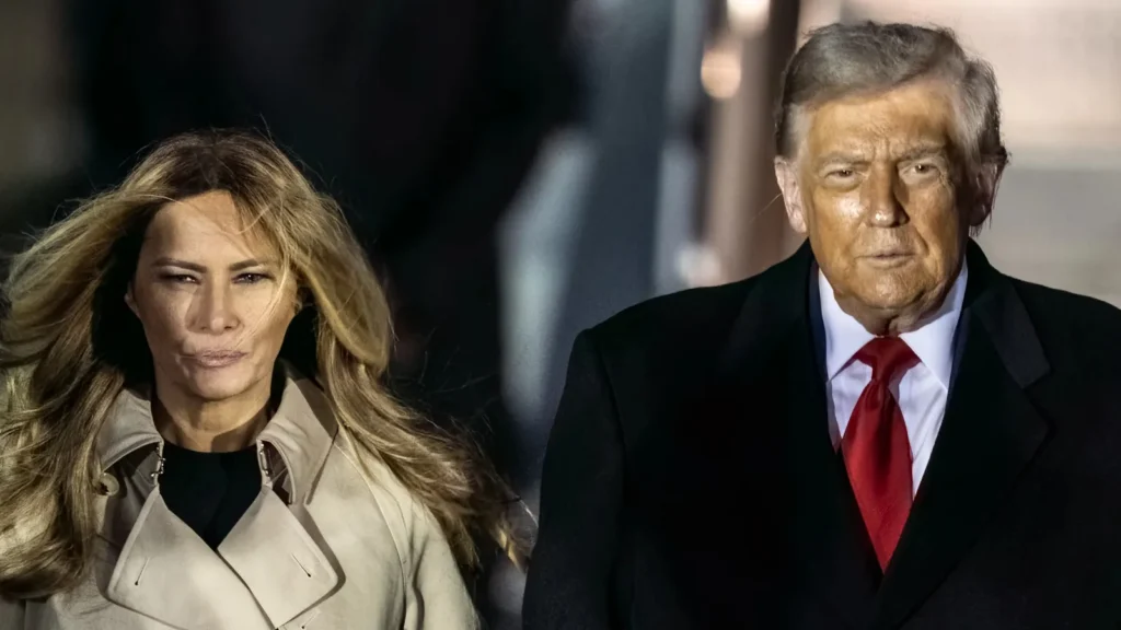 President Donald Trump and First Lady Melania Trump.