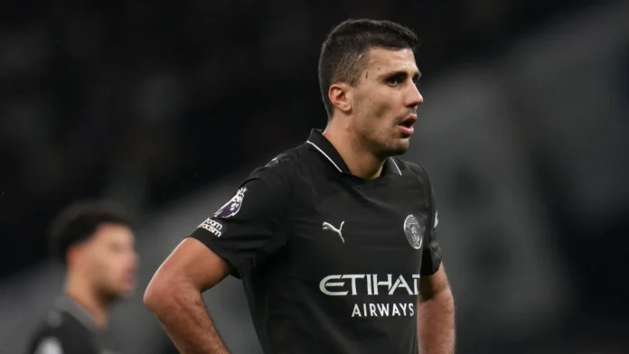 Rodri of Manchester City during a Premier League match