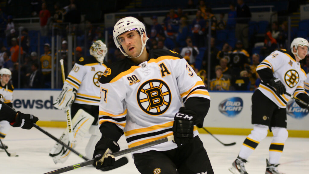 Patrice Bergeron in action
