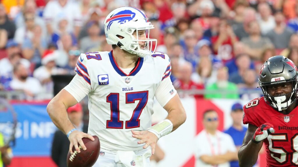 Josh Allen in action
