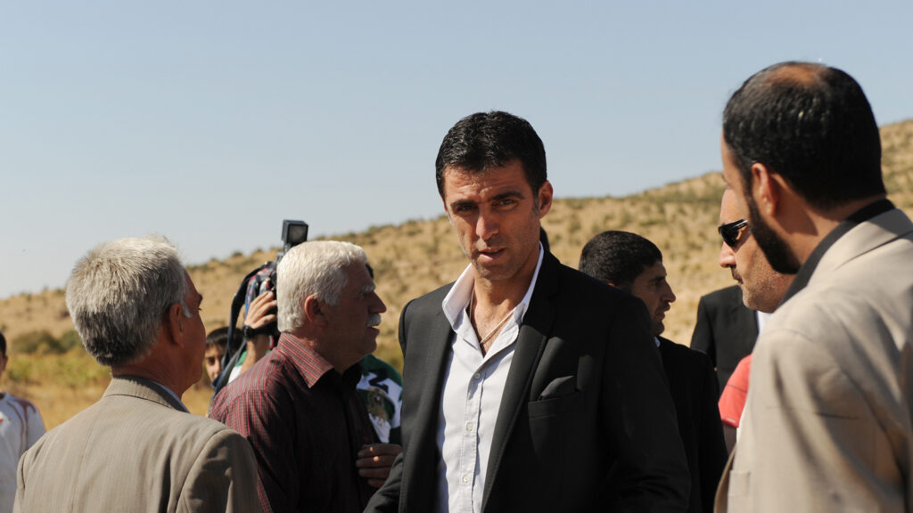 Famous Turkish former football player and politician Hakan Sukur