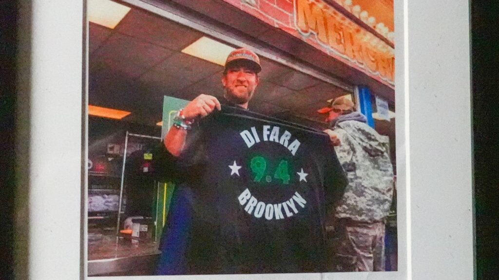 Dave Portnoy's framed picture