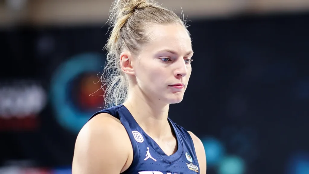 Marine Johannès during a game