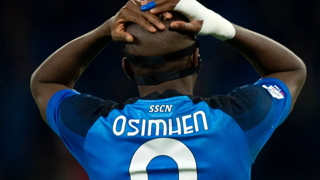 Victor Osimhen during a match