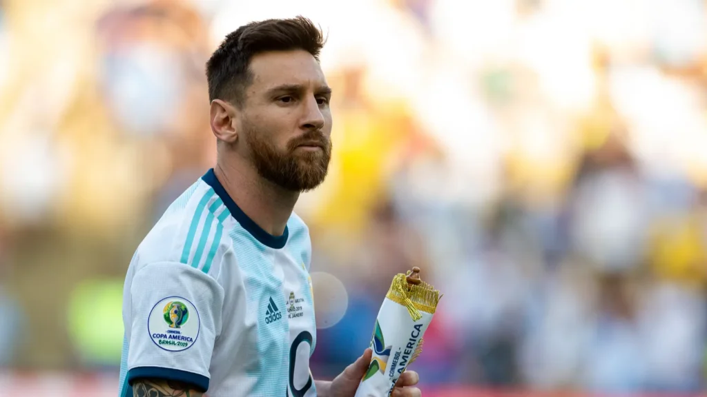 Leonel messi on the field