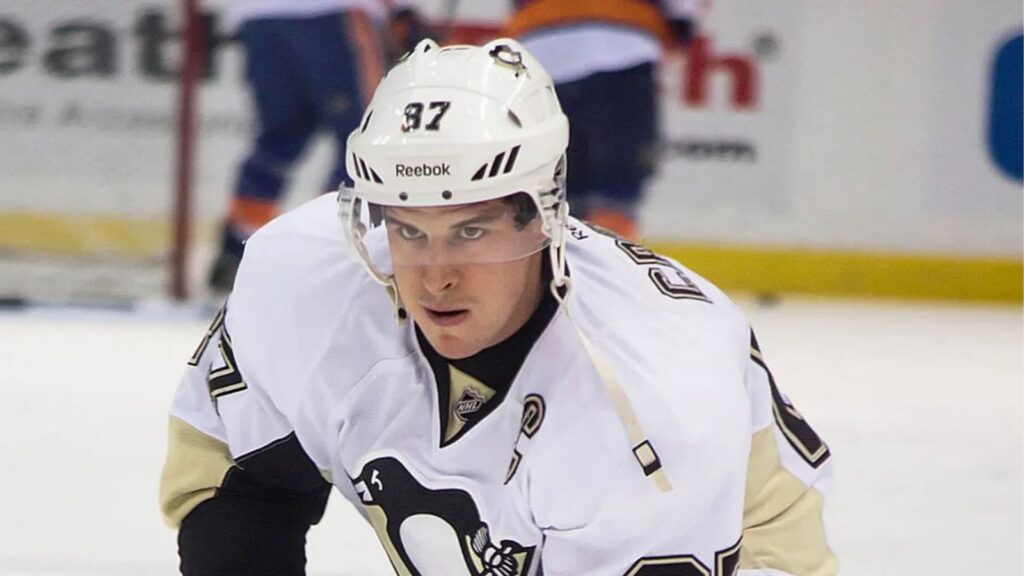 Sidney Crosby closeup.