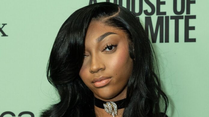 Angel Reese at an event
