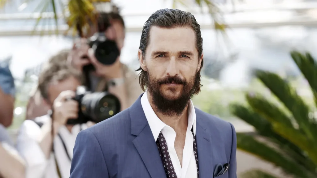 Actor Matthew McConaughey at an event.