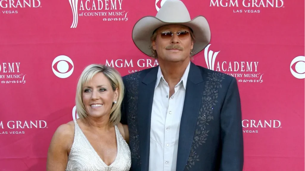 alan jackson and wife denise at the 44th annual academy