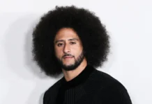 Former football quarterback Colin Kaepernick at an event.