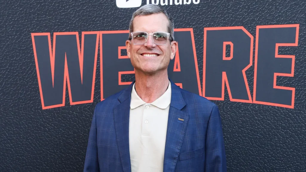 Jim Harbaugh during his NFL coaching career