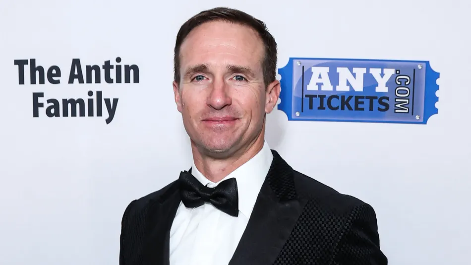 American Former football quarterback Drew Brees
